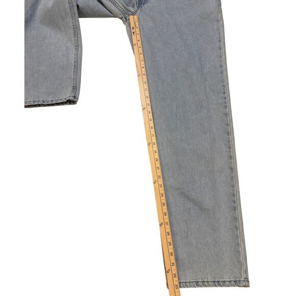 Vtg Levis Silvertab Jeans Mens Size 36x34 (33x33) Blue Straight Relaxed 90s USA - Picture 9 of 10